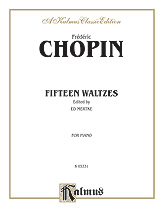 Waltzes piano sheet music cover